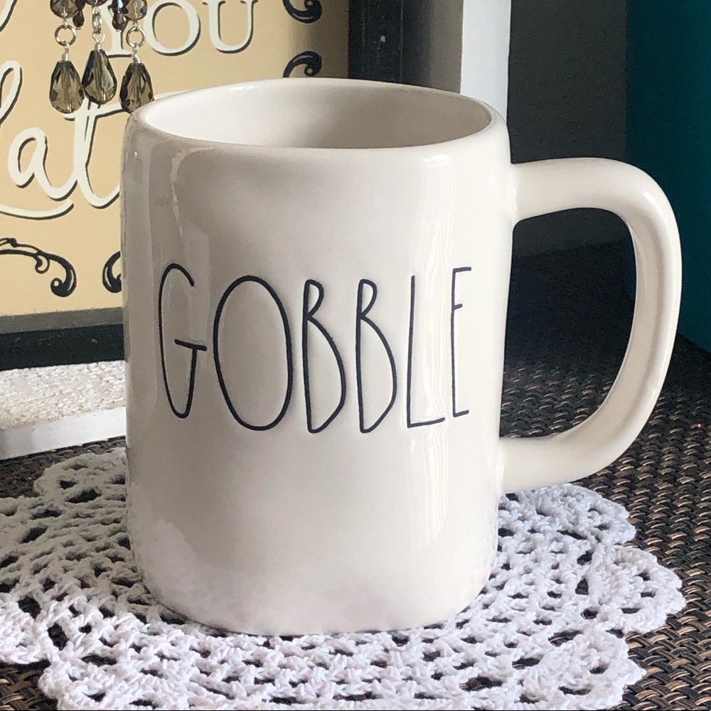 Rae Dunn GOBBLE Coffee Mug NWOT
